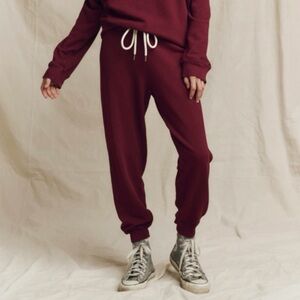 The great the cropped sweatpants sz 1 sweet plum